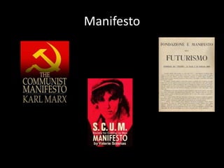 Manifesto
 