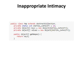 Inappropriate Intimacy
 