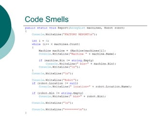 Code Smells