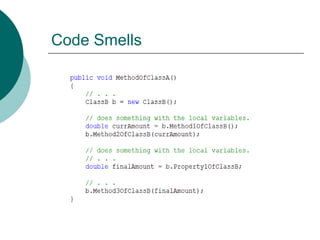 Code Smells