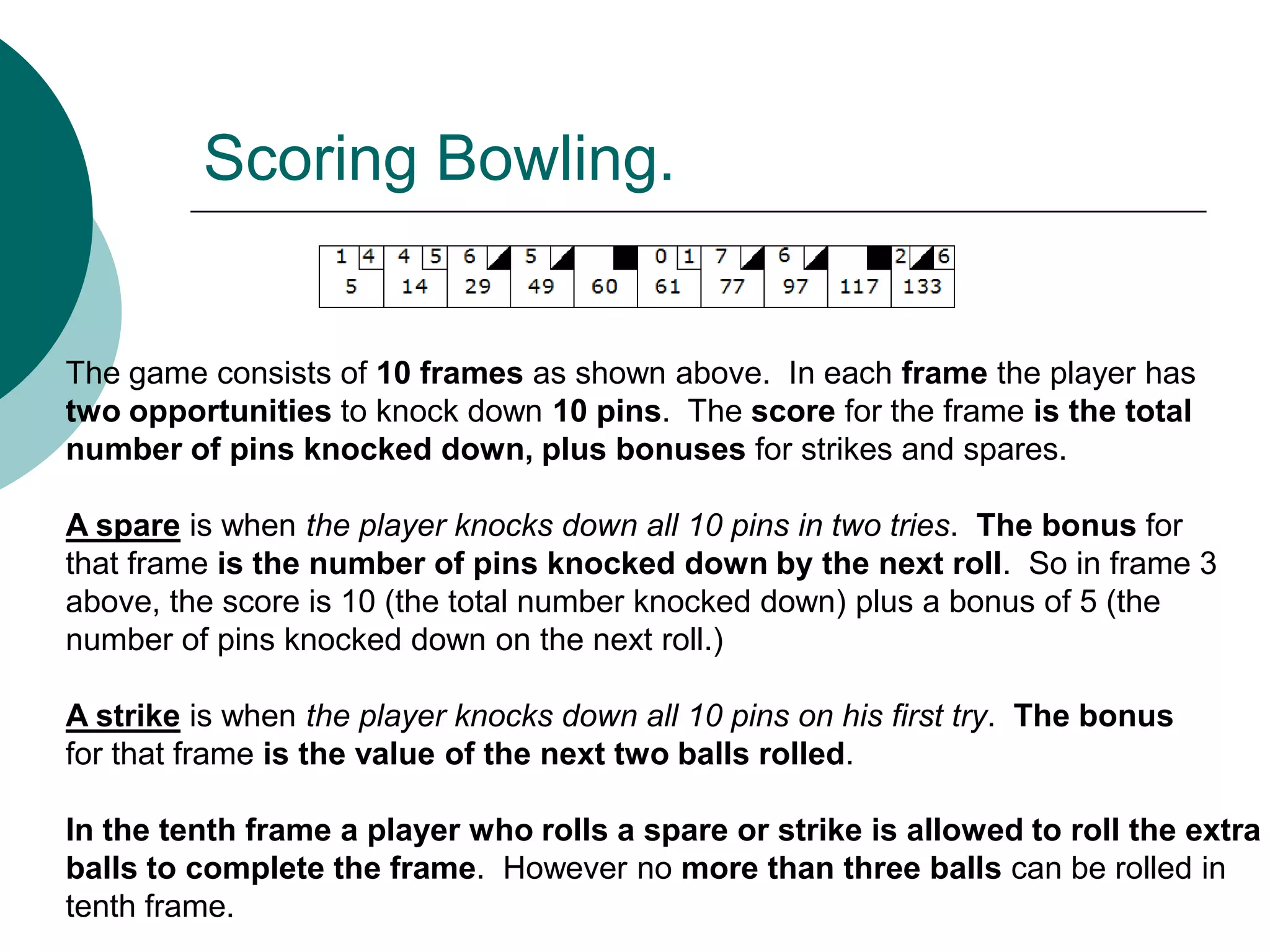 Bowling Kata