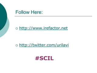 http://www.linkedin.com/groups?gid=2578449Follow Here:http://www.irefactor.net