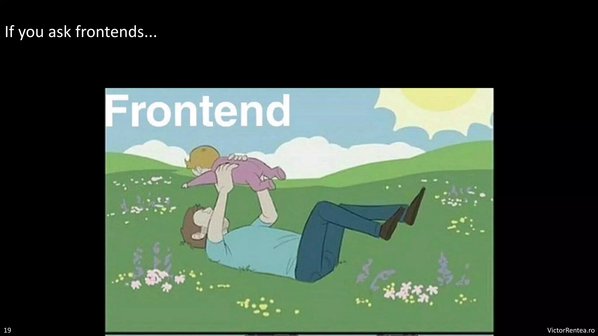 VictorRentea.ro
19
If you ask frontends...
 