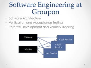 Software Craftsmanship vs Software Engineering (Lightning Talk) | PDF