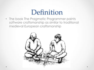 Software Craftsmanship vs Software Engineering (Lightning Talk) | PDF