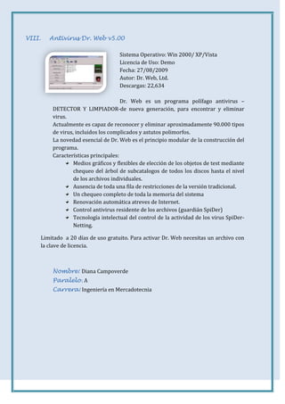 Software De Antivirus