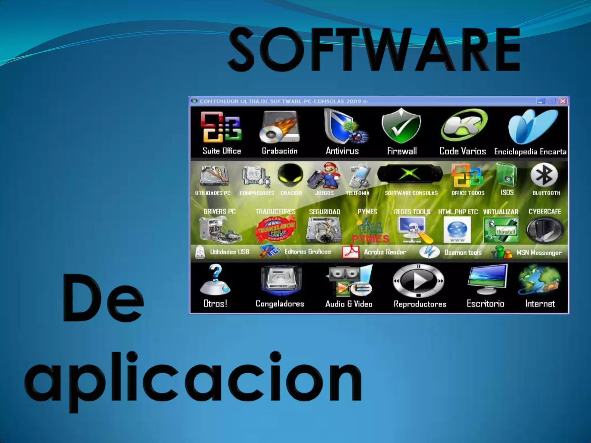 SOFTWARE De aplicacion