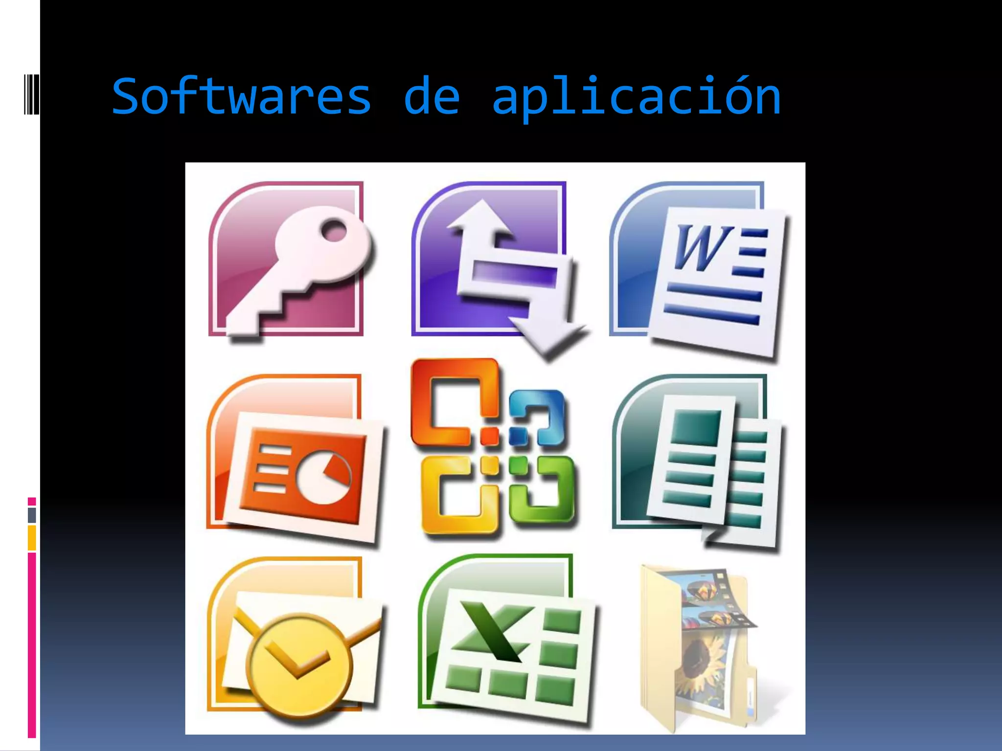 Softwares de aplicación