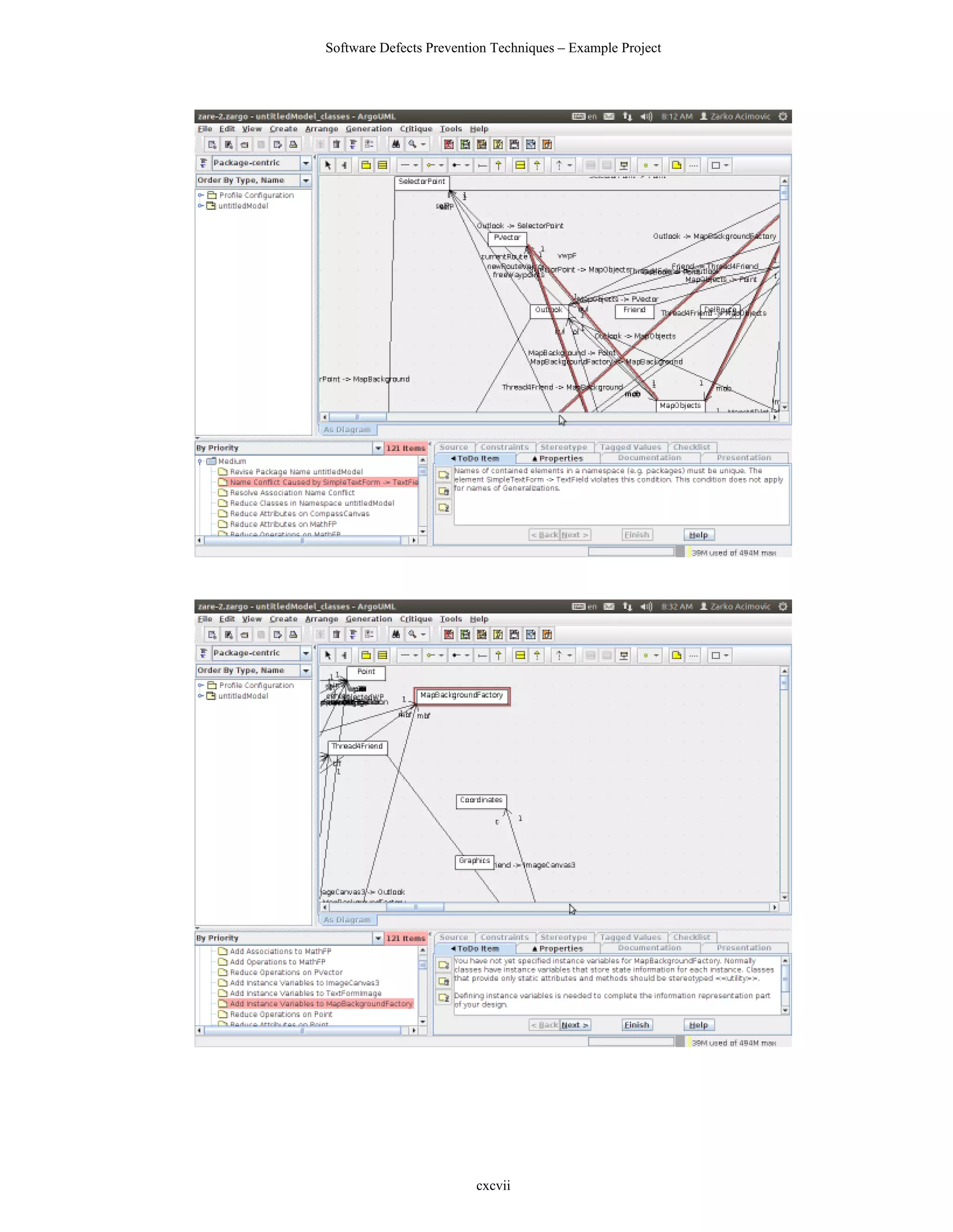 Software Defects Prevention Techniques – Example Project




                         cxcvii
 