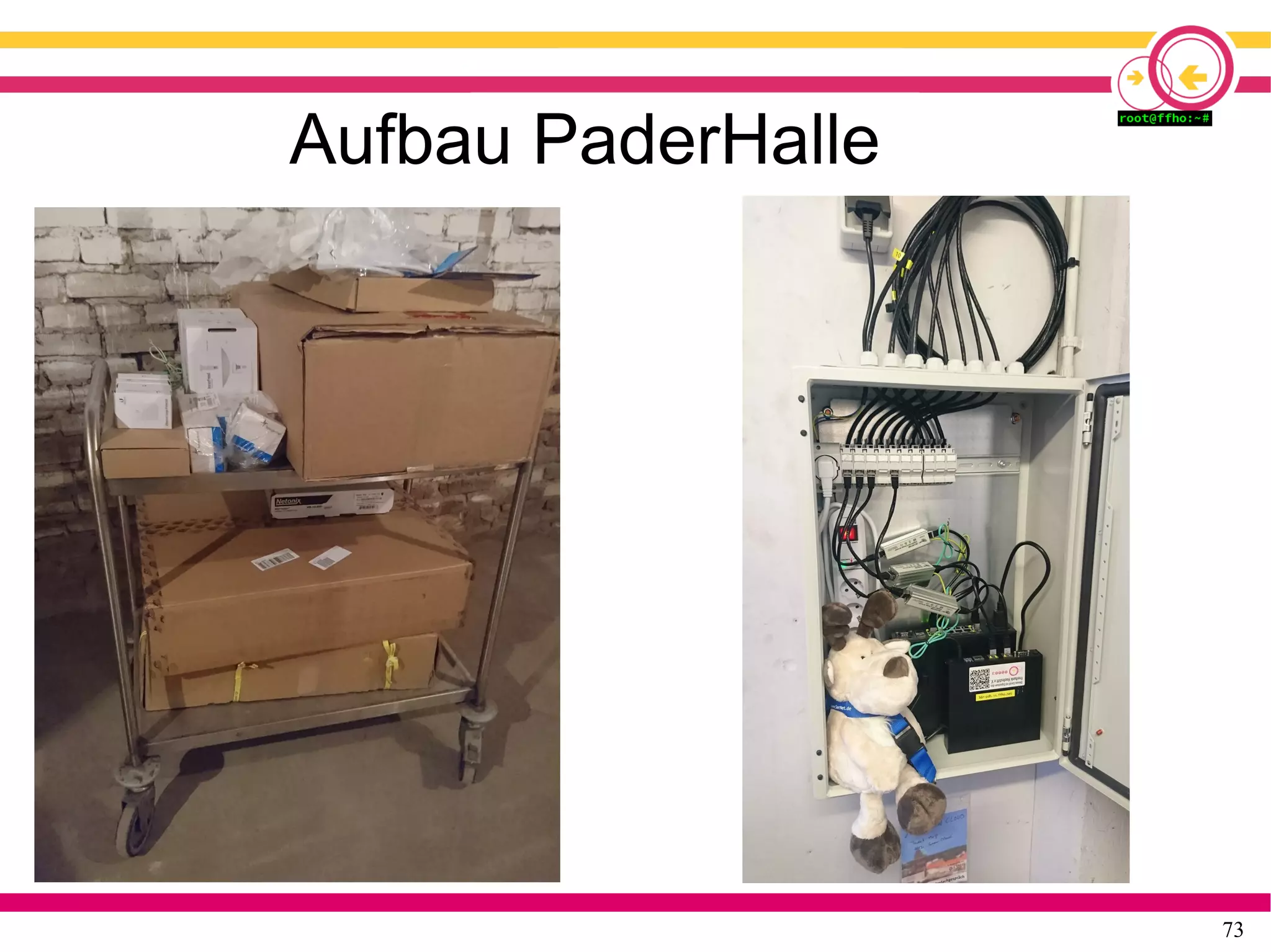 73
Aufbau PaderHalle
 
