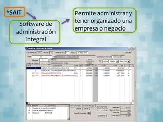 Software de Gestión Administrativa - | PPT