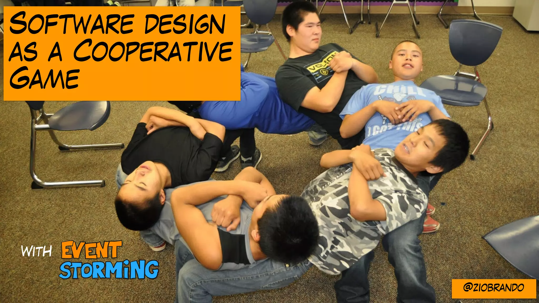 Software design
as a Cooperative
Game
WitH
@ziobrando
 