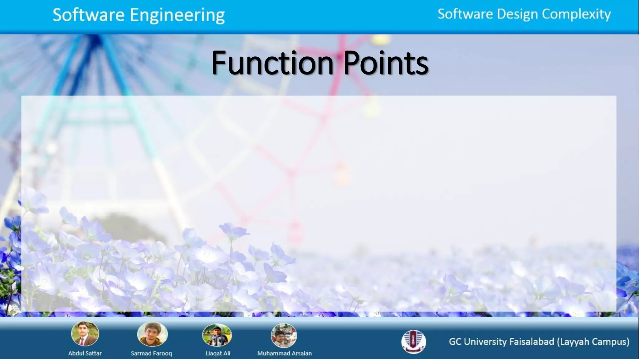 Function Points
 