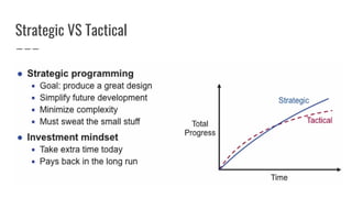 Strategic VS Tactical
 