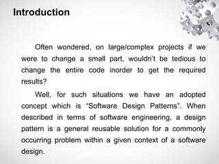 Software Design Patterns | PPT
