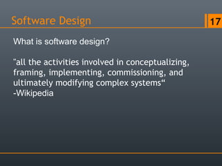 Software design principles | PPS