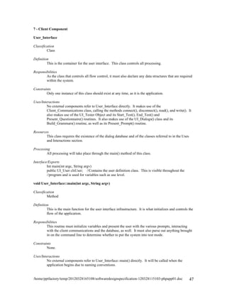 Software design specification | DOC