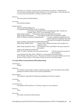 Software design specification | DOC