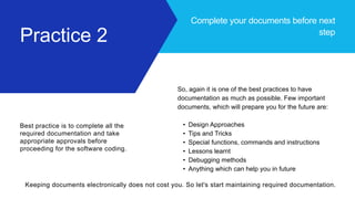 Developers Best Practices | PPTX