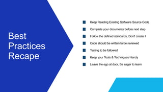 Developers Best Practices | PPTX