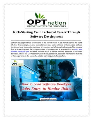 Entry Level Software Developer Jobs in USA | PDF
