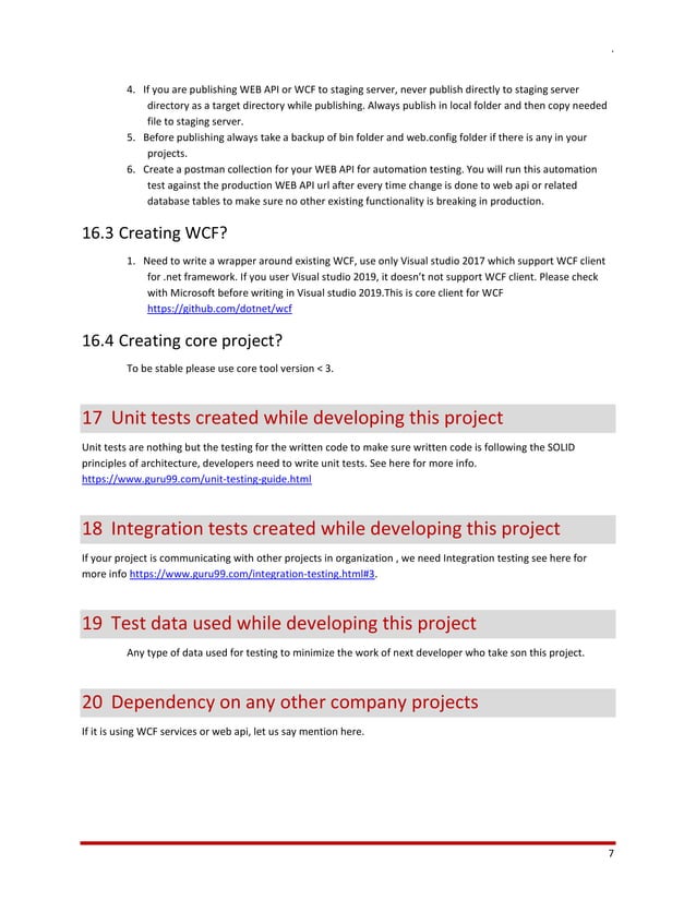 Software Developer’s Project Documentation Template | PDF | Web ...