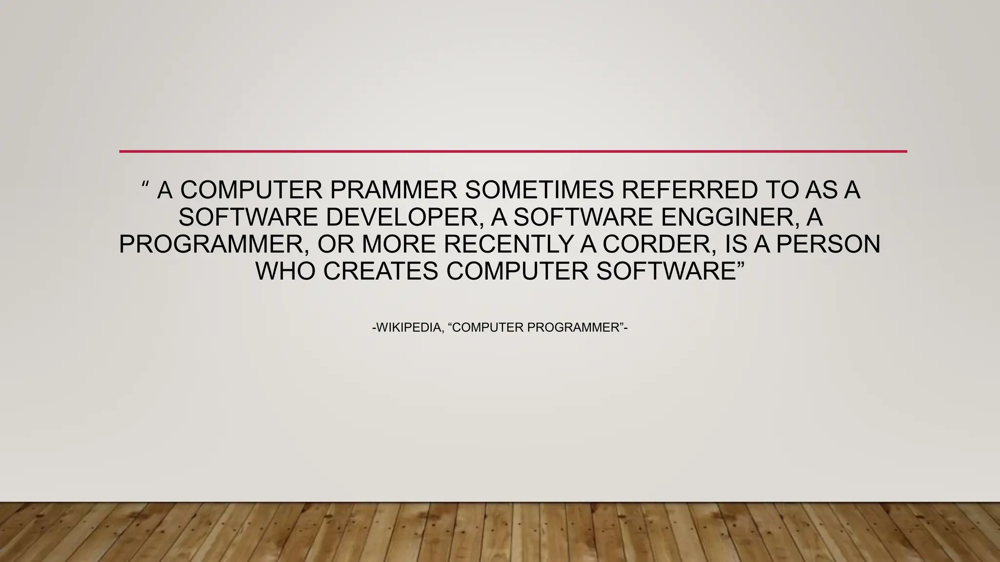 Software developer vs software engginer.pptx | Programming Languages ...