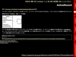 http://capsctrl.que.jp/kdmsnr/wiki/PofEAA/?ActiveRecord
 
