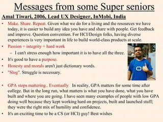 Pearls of Wisdom
From a few JIIT Alumnus
Graduated during 2005 to 2009
 