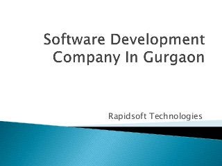 Rapidsoft Technologies
 