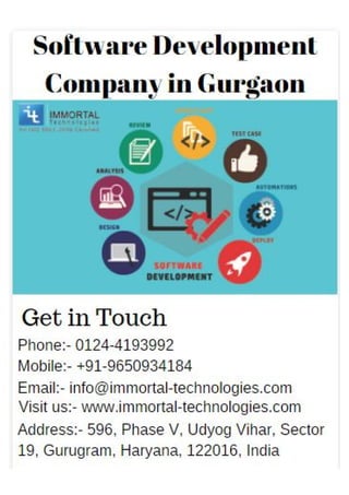 Software development company in Gurgaon