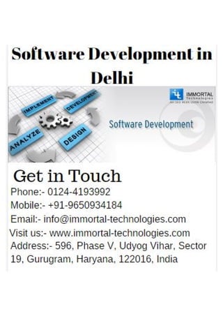 Software development in Delhi