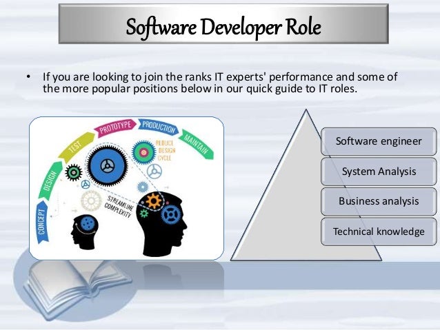 Which are the job role & duties for software developer?