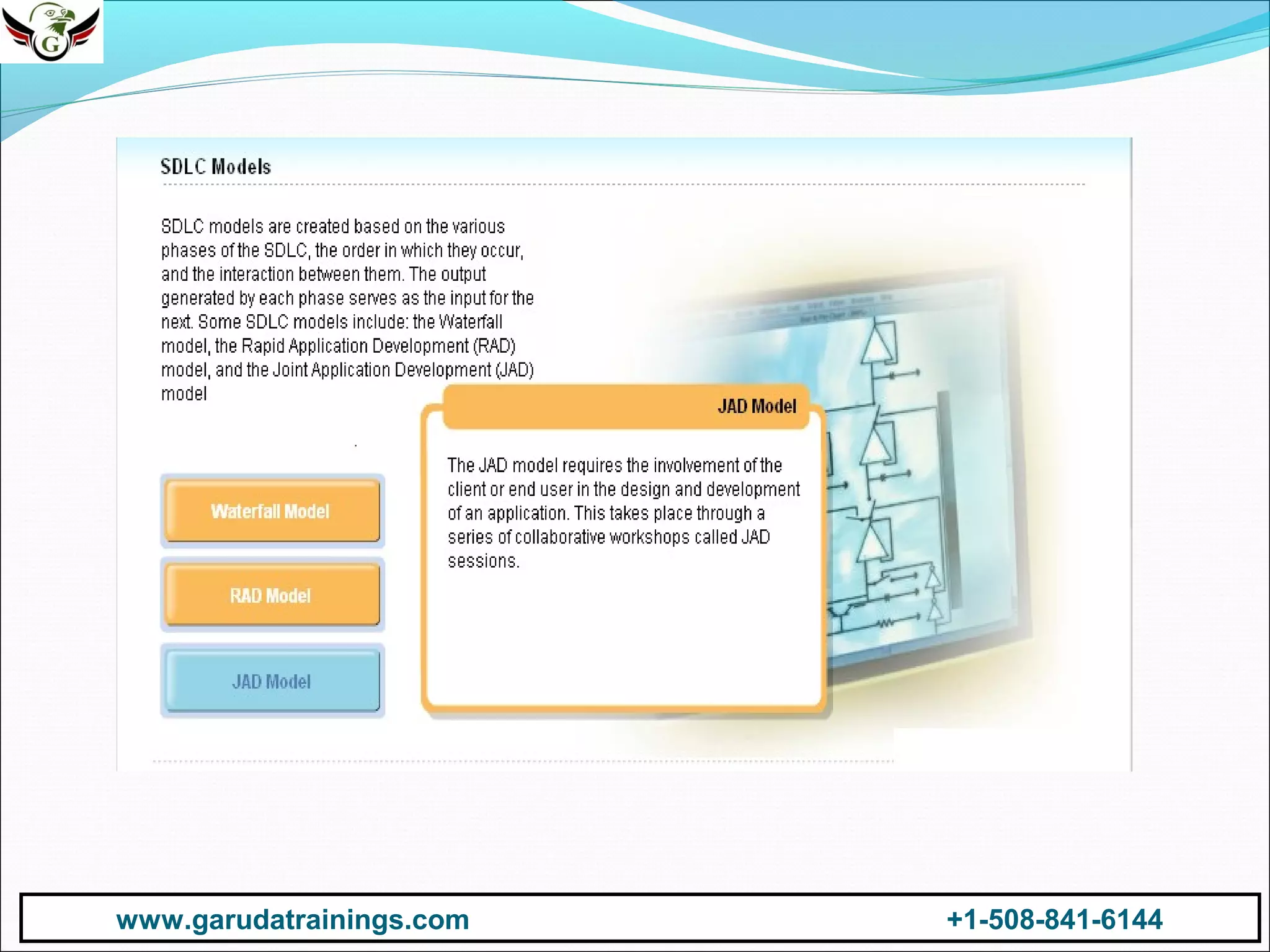 www.garudatrainings.com
+1-508-841-6144