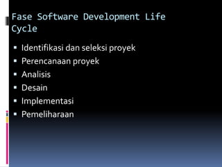 Software development life cycle | PPTX