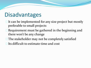 Different Software development
life cycles(SDLC):-
 Waterfall model
 Agile-scrum model
 Spiral model
 Rapid application model
 V-model
 Etc…
 