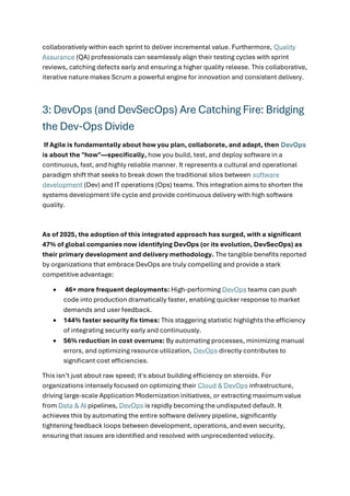 Software Development Methodologies in 2025 | PDF