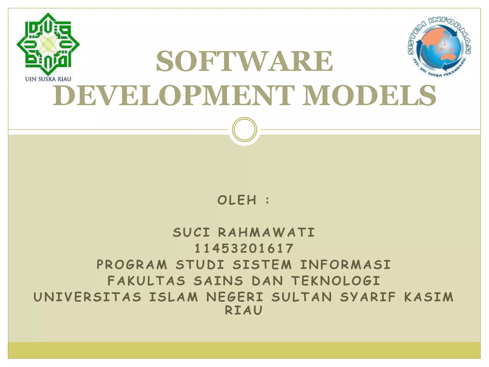 Software Development Models | PPT