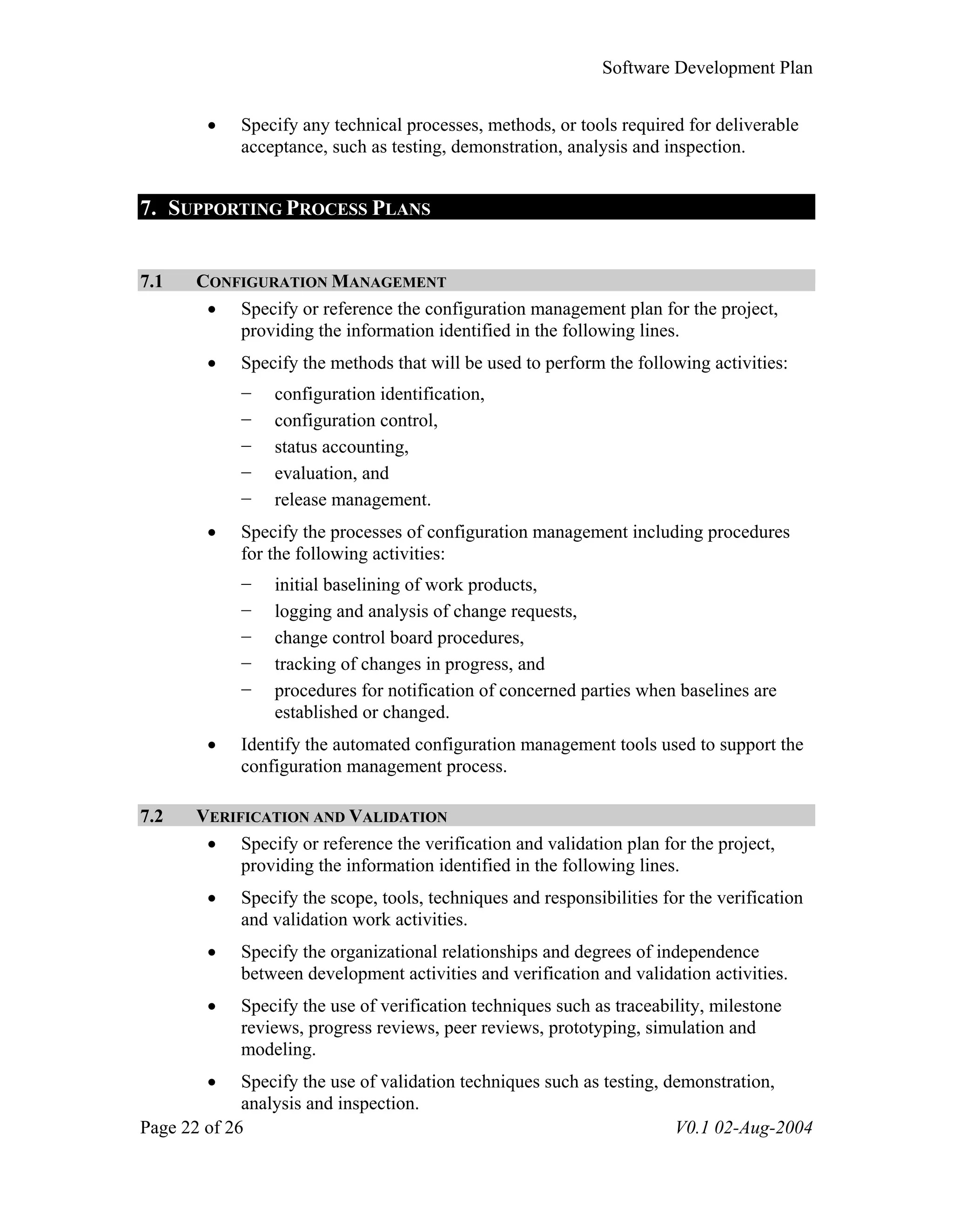 Software Development Plan | PDF