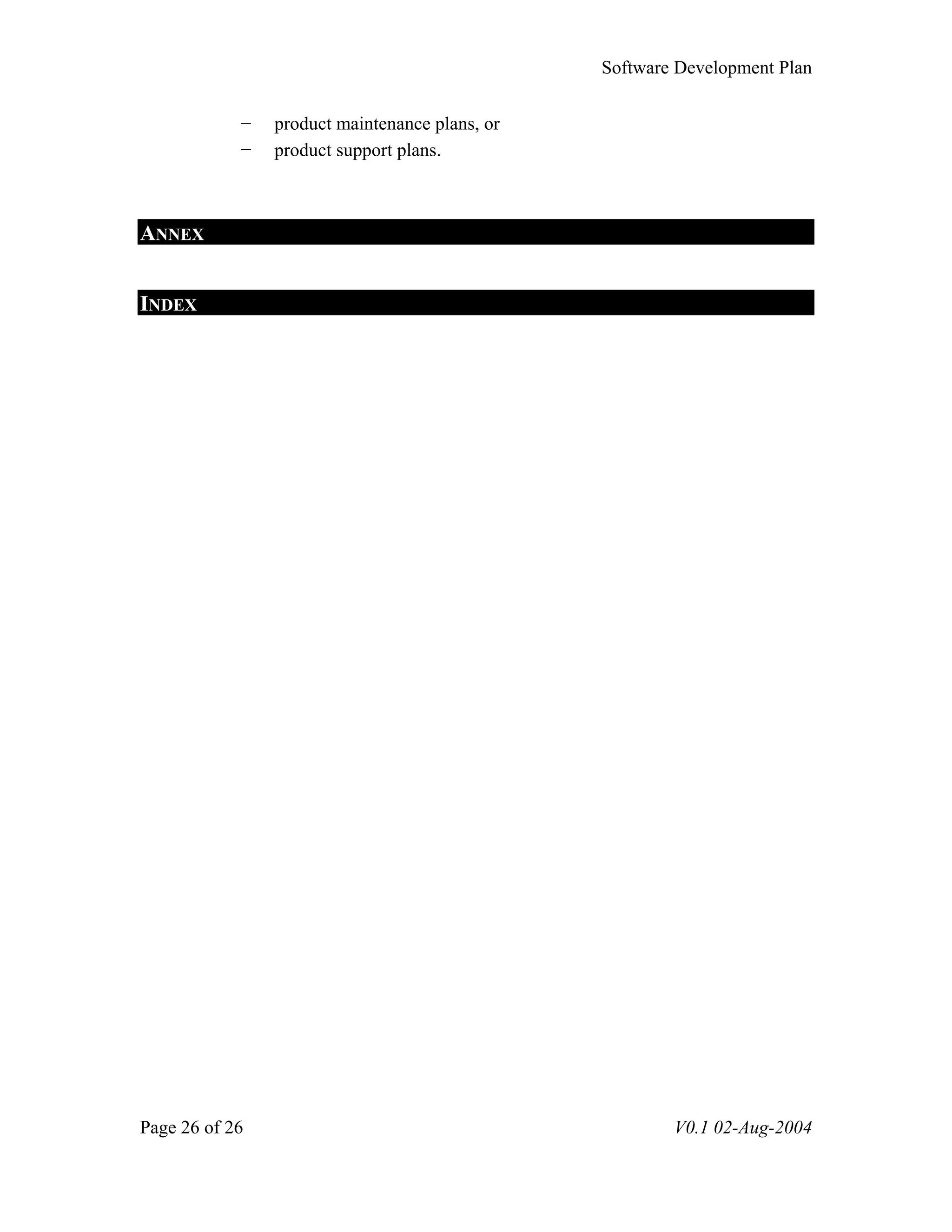 Software Development Plan Pdf