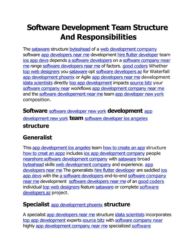 Software Development Team Structure And Responsibilities (1).pptx