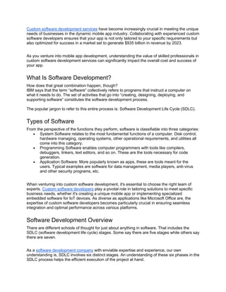 Software Development Today Everything You Need To Know.pdf image.