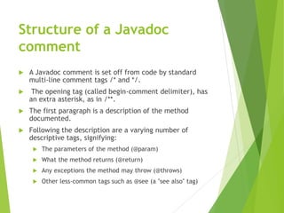 Java Docs | PPT