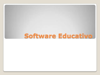 Software Educativo
 