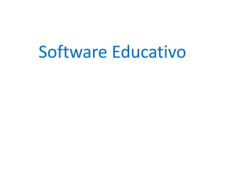 Software Educativo
 