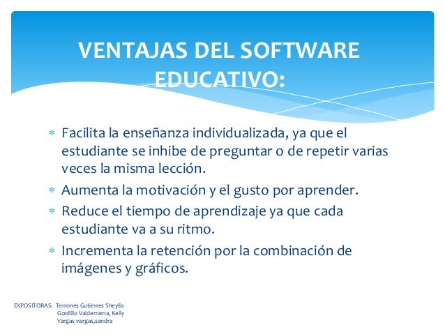 Software educativo para la enseñanza del inglés