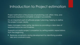Comprehensive Overview of Project Estimation Techniques in Software ...