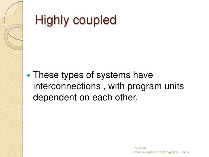 Cohesion & Coupling