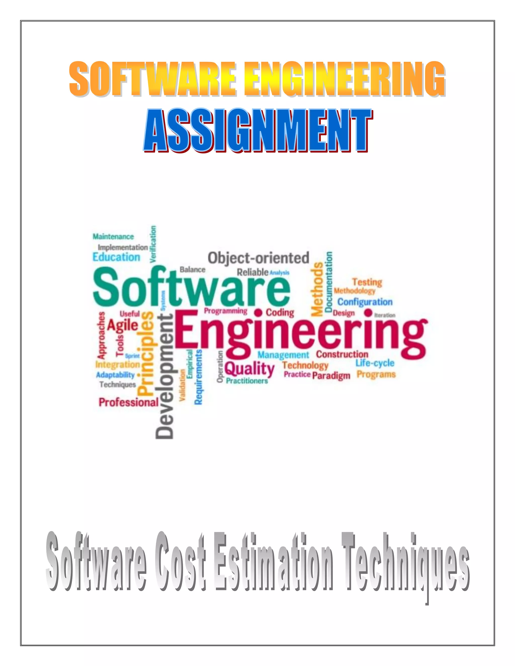 Software Cost Estimation Techniques PDF