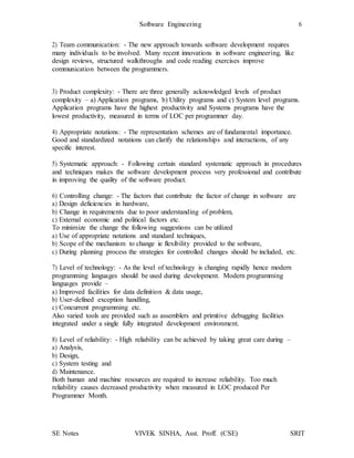Software engg unit 1 | DOCX